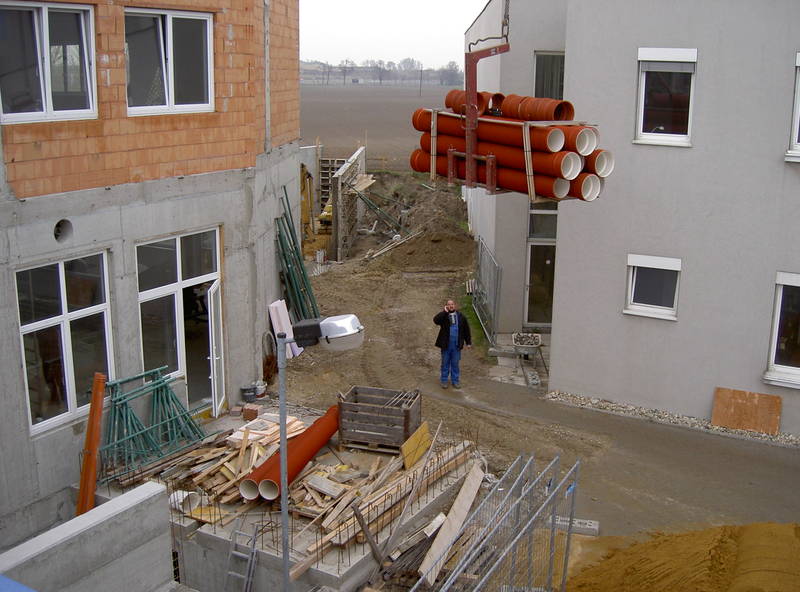 Bilder der Baustelle 2004/05