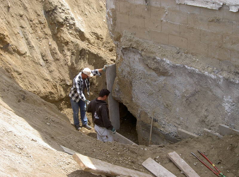 Bilder der Baustelle 2004/05