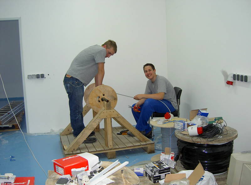 Bilder der Baustelle 2004/05