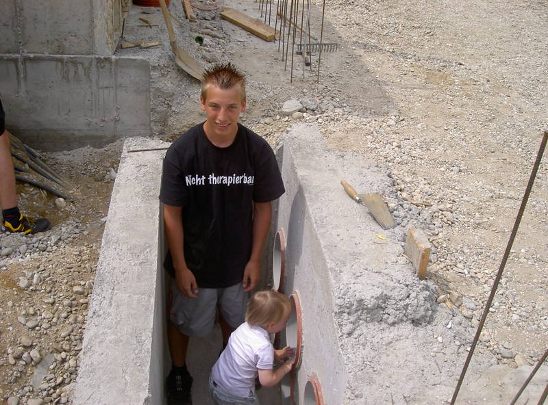 Bilder der Baustelle 2004/05