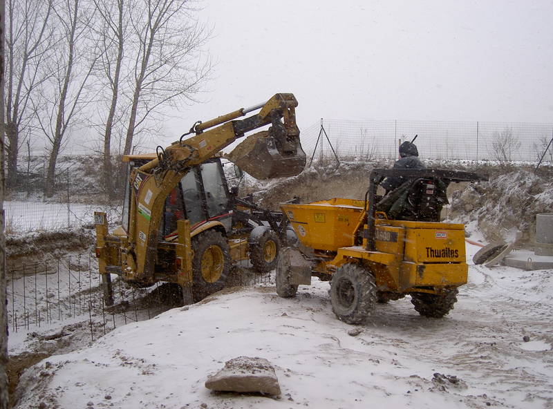 Bilder der Baustelle 2004/05