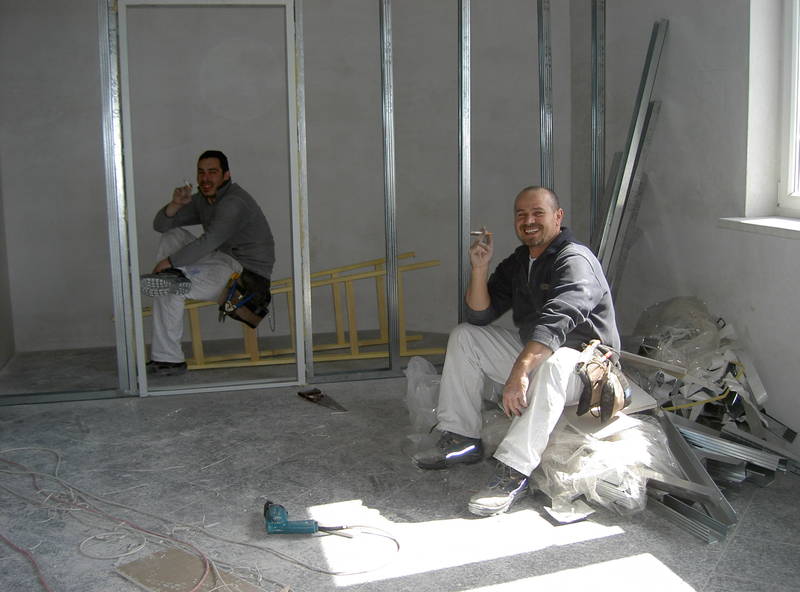 Bilder der Baustelle 2004/05