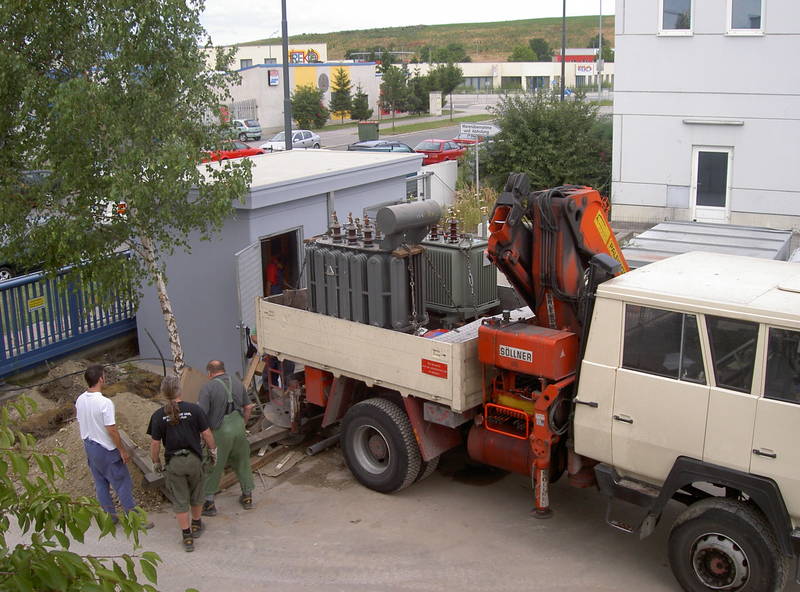 Bilder der Baustelle 2004/05