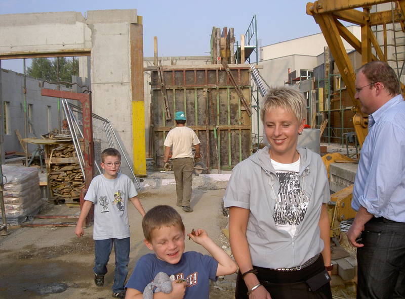 Bilder der Baustelle 2004/05