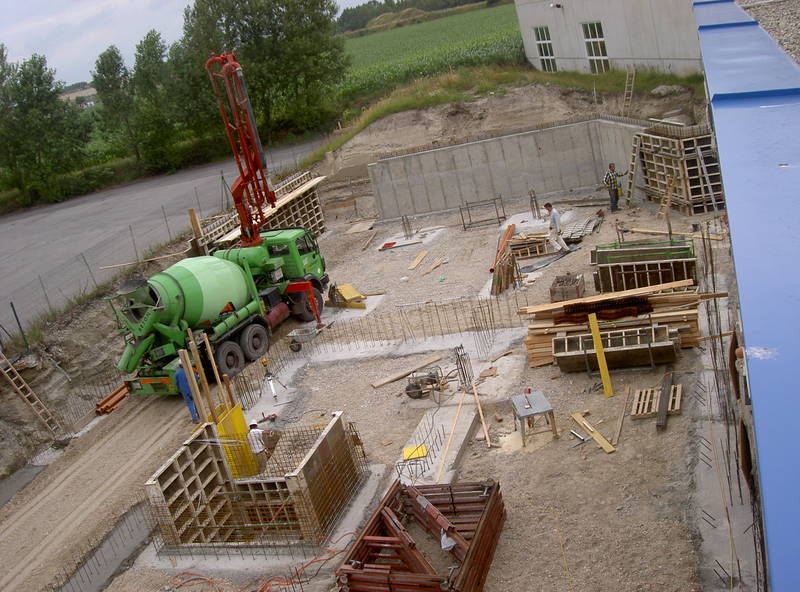 Bilder der Baustelle 2004/05