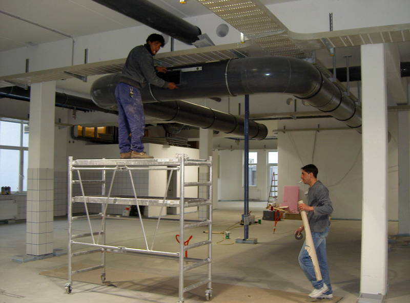 Bilder der Baustelle 2004/05